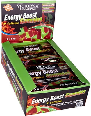 Victory Endurance Energy Boost Gummies + Cafeína 12 bolsas x 8 unid + Cinturón con Bolsillo Victory Endurance Energy Boost Gummies + Cafeína 12 bolsas x 8 unid + Cinturón con Bolsillo