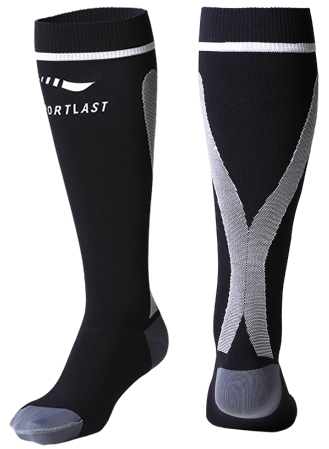 Sportlast Calcetin de Compresion Start Running Kumori Negro-Blanco Sportlast Calcetin de Compresion Start Running Kumori Negro-Blanco