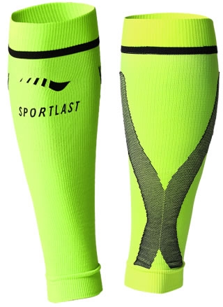 Sportlast Pantorrillera de Compresion Start Running Kaze Amarillo-Negro Sportlast Pantorrillera de Compresion Start Running Kaze Amarillo-Negro