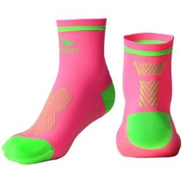 Sportlast Calcetín de Compresión Pro Running Kibo Coral-Verde Sportlast Calcetín de Compresión Pro Running Kibo Coral-Verde