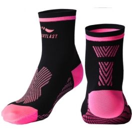 Sportlast Calcetin de Compresion Corto Pro Ciclismo Assen Negro-Coral Sportlast Calcetin de Compresion Corto Pro Ciclismo Assen Negro-Coral