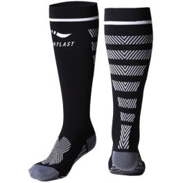 Sportlast Calcetin de Compresion Largo Pro Running Everes Negro-Blanco Sportlast Calcetin de Compresion Largo Pro Running Everes Negro-Blanco