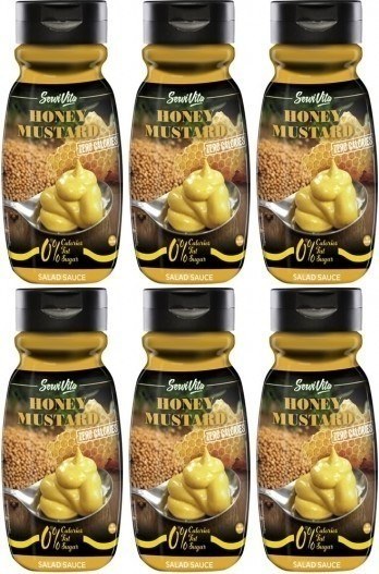 Servivita Salsa Mostaza y Miel sin Calorias 6 botes x 305 ml Servivita Salsa Mostaza y Miel sin Calorias 6 botes x 305 ml
