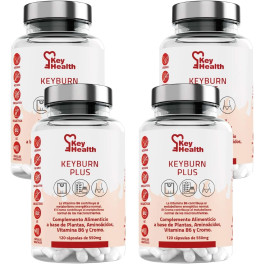 Key Health  Quemagrasas Potente Keyburn  Complemento Alimenticio Termogénico Para Adelgazar Con L-carnitina Guaraná Cafeína T
