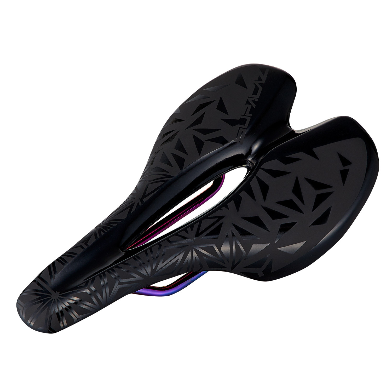 Supacaz Ignite Ti Saddle Blackout 143mm Supacaz Ignite Ti Saddle Blackout 143mm