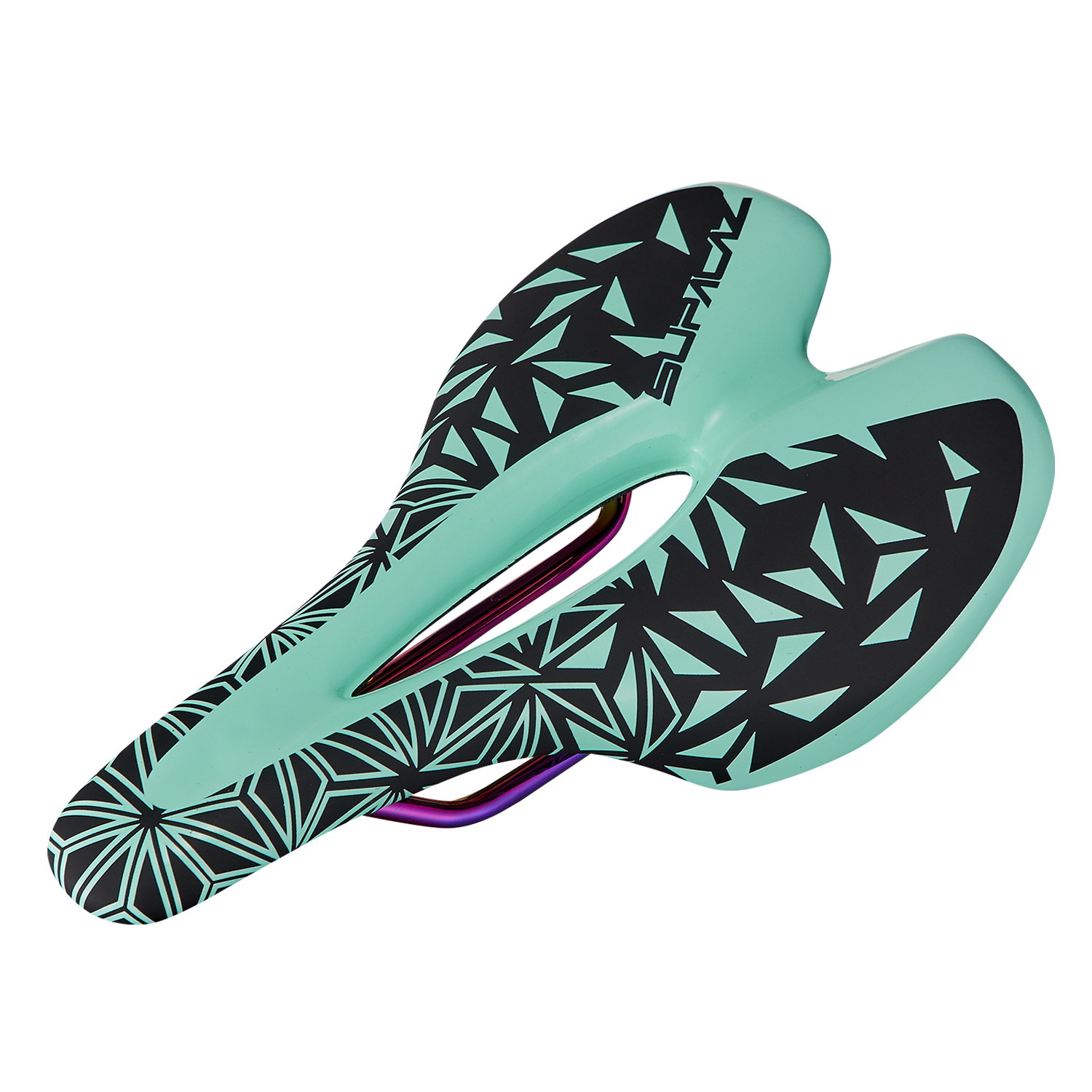 Supacaz Ignite Ti Saddle Celeste 143mm Supacaz Ignite Ti Saddle Celeste 143mm