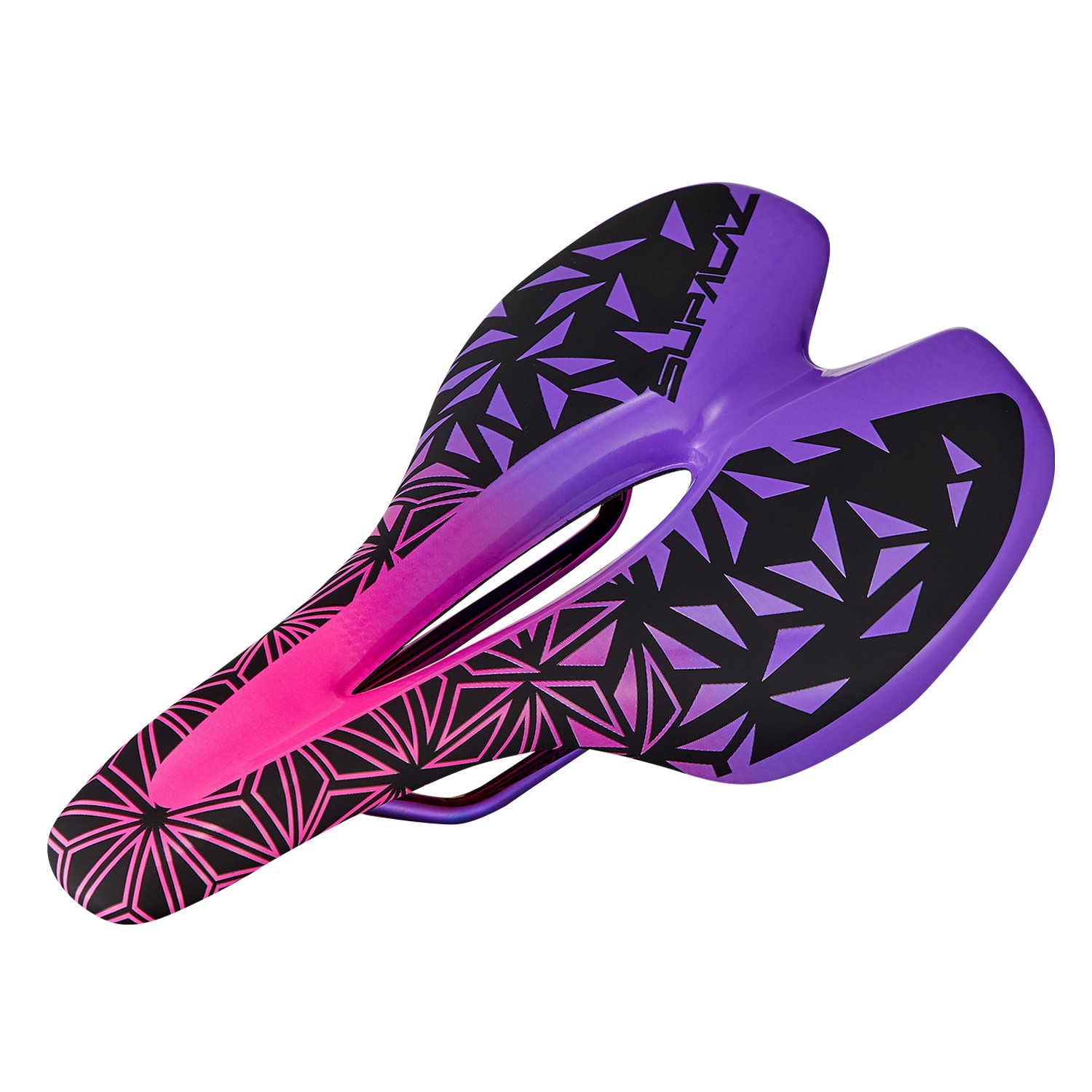 Supacaz Ignite Ti Saddle Neon Pink/purple Fade 143mm Supacaz Ignite Ti Saddle Neon Pink/purple Fade 143mm