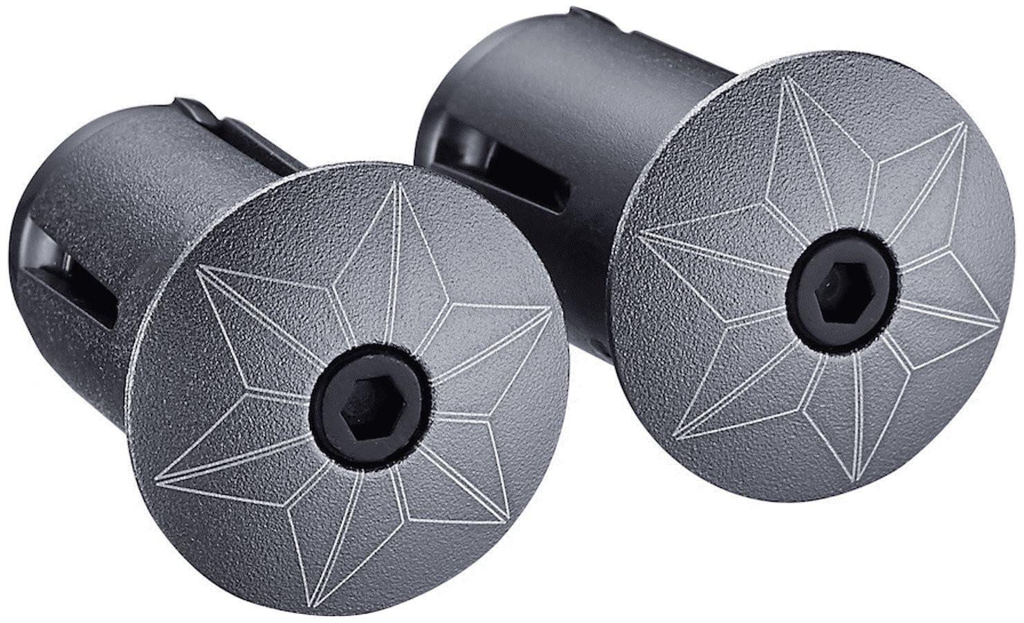 Supacaz Star Plugz Gunmetal (anodized) Supacaz Star Plugz Gunmetal (anodized)