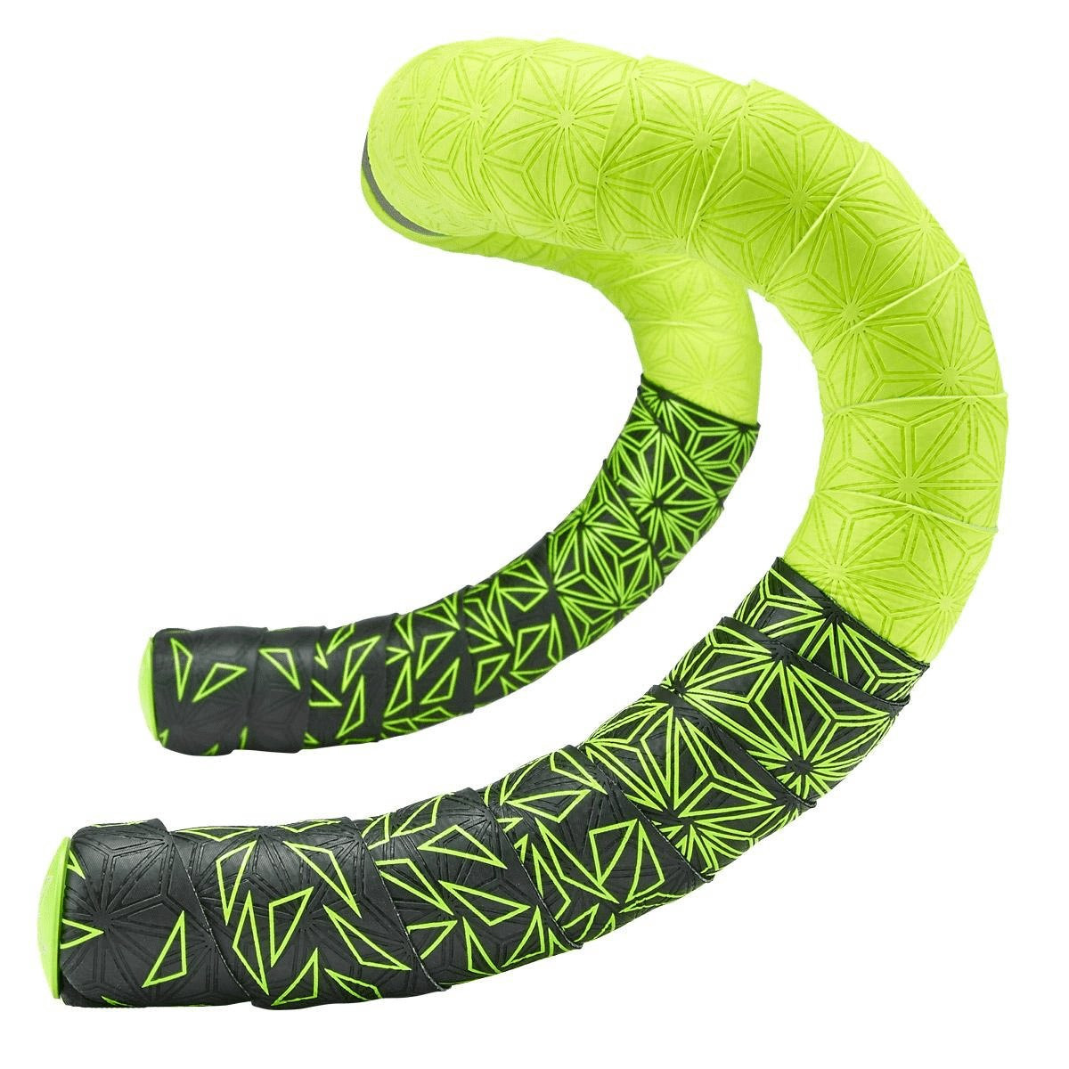Supacaz Super Sticky Kush Star Fade Neon Yellow W/ Neon Yellow Plugs Supacaz Super Sticky Kush Star Fade Neon Yellow W/ Neon Yellow Plugs