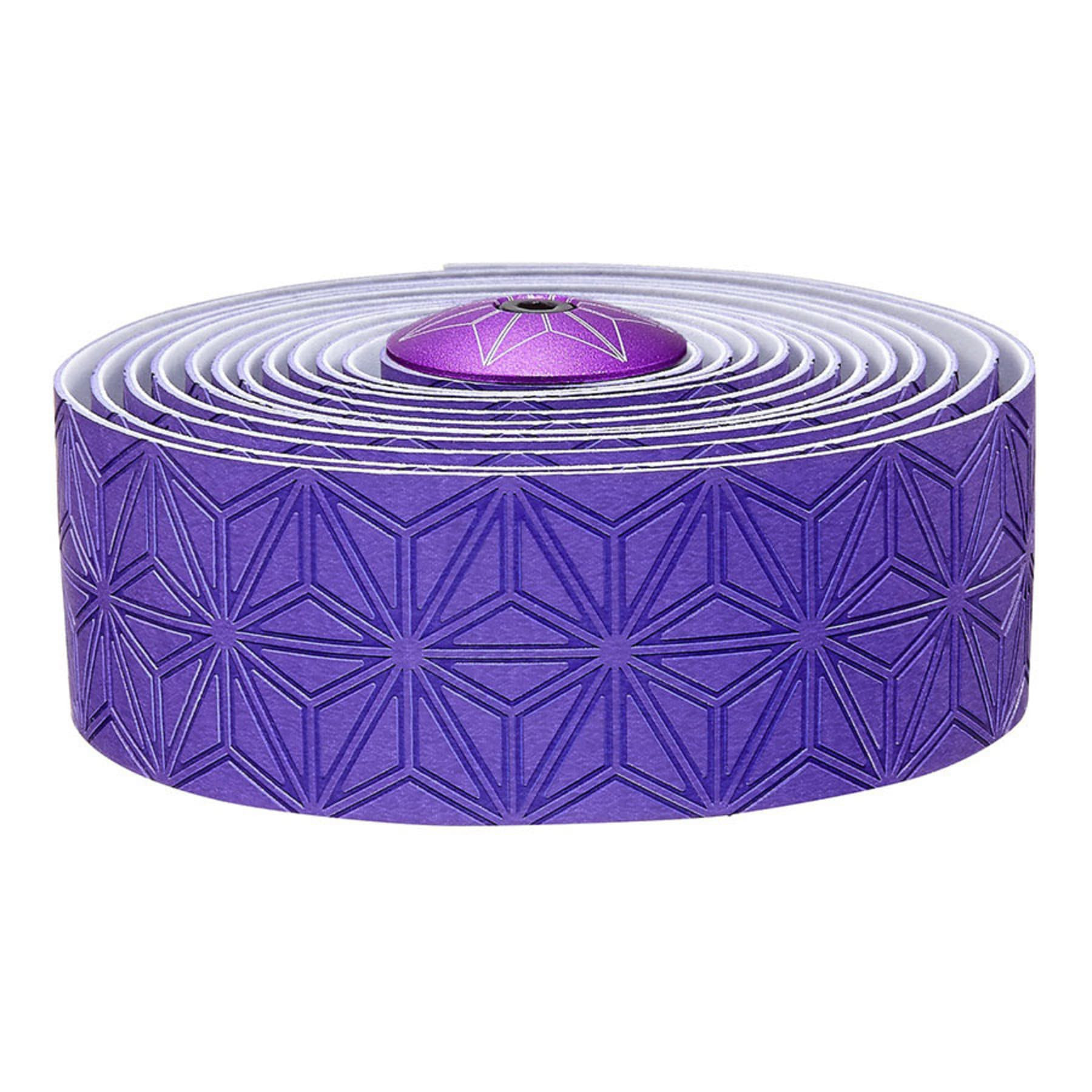 Supacaz Super Sticky Kush Truneon Neon Purple W/ Ano Purple Plugs Supacaz Super Sticky Kush Truneon Neon Purple W/ Ano Purple Plugs