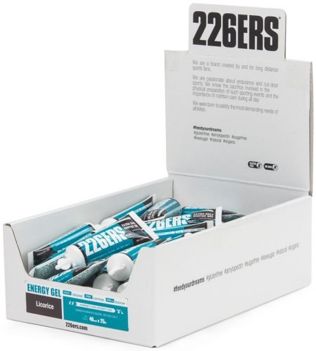 226ERS Energy Gel Regaliz Extra Salt sin Cafeina - 40 geles x 25 gr 226ERS Energy Gel Regaliz Extra Salt sin Cafeina - 40 geles x 25 gr