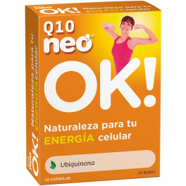 Neovital Neo  Coenzima Q-10  Antioxidante Que Ayuda A Disminuir Los Signos De La Edad Y Fortalecer El Sistema Inmune 30 Cápsula