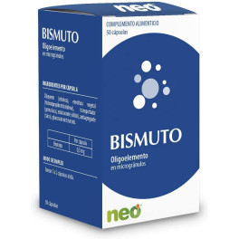 Neo - Bismuto - 50 Cápsulas - Para Ayudar a Reducir el Malestar Estomacal y Prevenir Inflamaciones