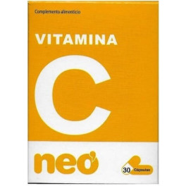 Neo - Vitamina C Neo 30 Cápsulas - Complemento Alimenticio de Efecto Antioxidante y de Refuerzo del Sistema Inmunitario