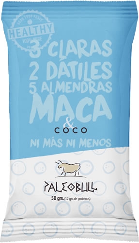Paleobull Barrita de Maca y Coco 1 barrita x 50 gr Paleobull Barrita de Maca y Coco 1 barrita x 50 gr
