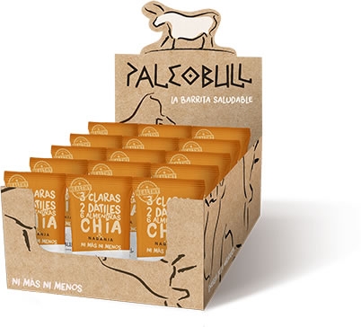 Paleobull Barrita de Chia y Naranja 15 barritas x 50 gr Paleobull Barrita de Chia y Naranja 15 barritas x 50 gr