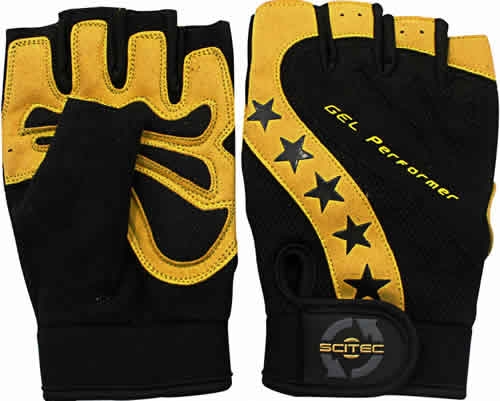 Scitec Guantes Power Style Negros-Amarillos Scitec Guantes Power Style Negros-Amarillos