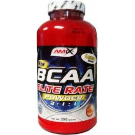 Amix BCAA Elite Rate 350 Cápsulas - Aminoácidos Ramificados 2:1:1 - Aumenta Energía y Resistencia 