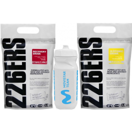 Pack 226ERS Recovery Drink 1 kg + Isotonic Drink 1 kg + Bidon Movistar Team 600 ml