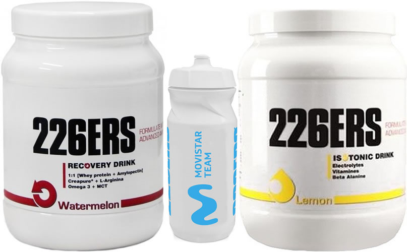Pack 226ERS Isotonic Drink 500 gr + Recovery Drink 500 gr + Bidon Bulevip 600 ml Pack 226ERS Isotonic Drink 500 gr + Recovery Drink 500 gr + Bidon Bulevip 600 ml