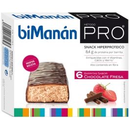 BiManan Pro Chocolate - Fresa 1 barrita x 27 gr BiManan Pro Chocolate - Fresa 1 barrita x 27 gr