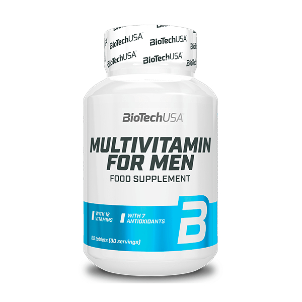 BioTech USA Multivitamine voor mannen 60 tabletten
