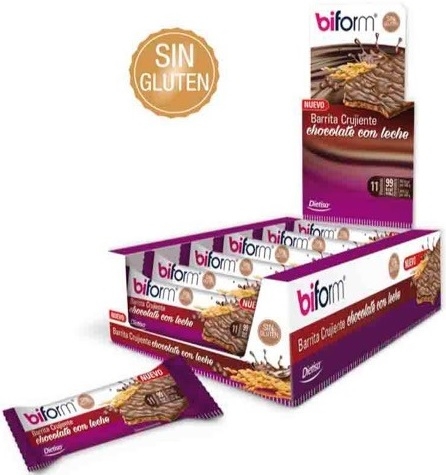 Dietisa Biform Barritas Crujientes Chocolate Con Leche 20 barritas x 20 gr Dietisa Biform Barritas Crujientes Chocolate Con Leche 20 barritas x 20 gr
