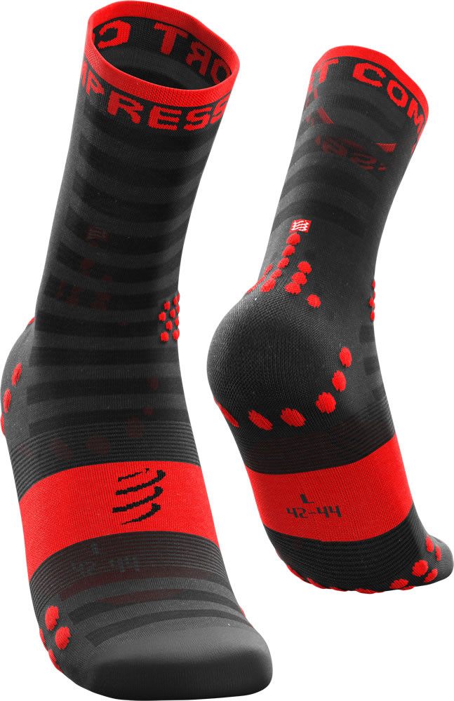 Compressport Calcetines Pro Racing V3.0 Ultralight Run High Negro/Rojo Compressport Calcetines Pro Racing V3.0 Ultralight Run High Negro/Rojo