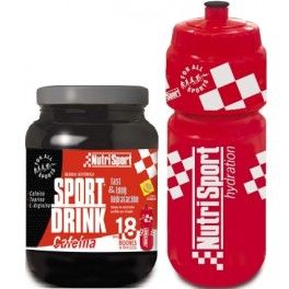 Nutrisport Sport Drink con Cafeina 990 gr + REGALO Bidon 750 ml Nutrisport Sport Drink con Cafeina 990 gr + REGALO Bidon 750 ml