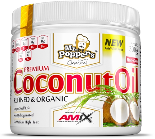 Amix Coconut Oil Mr Poppers - Aceite de Coco 300 gr Amix Coconut Oil Mr Poppers - Aceite de Coco 300 gr