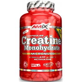 Amix Creatina Monohidratada 220 Cápsulas - Mejora el Rendimiento Físico / Ideal para Deportistas.