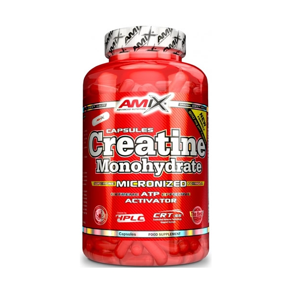 Amix Creatina Monohidratada 220 Cápsulas - Mejora El Rendimiento Físico / Ideal Para Deportistas
