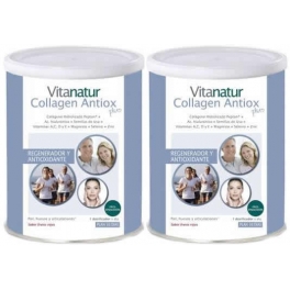 Pack Vitanatur Collagen Antiox Plus 2 botes x 360 gr Pack Vitanatur Collagen Antiox Plus 2 botes x 360 gr