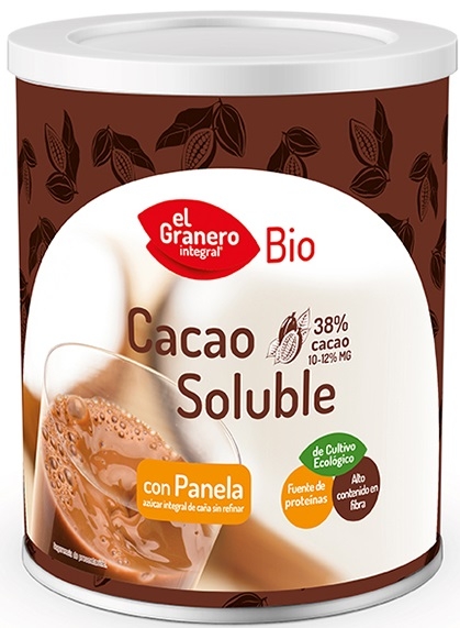 El Granero Integral Cacao Soluble con Panela Bio 500 gr El Granero Integral Cacao Soluble con Panela Bio 500 gr
