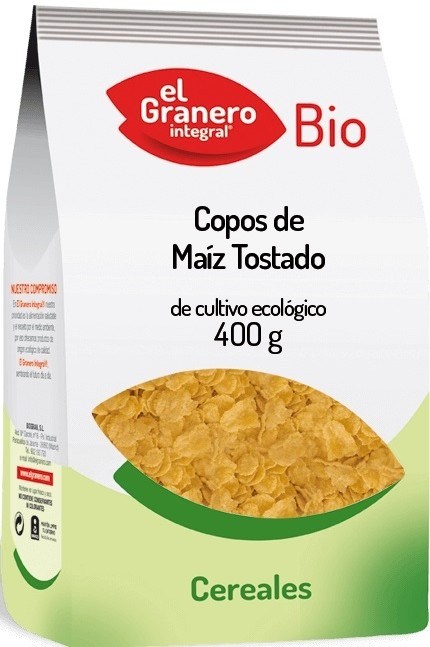 El Granero Integral Copos de Maíz Tostado Bio 400 gr El Granero Integral Copos de Maíz Tostado Bio 400 gr