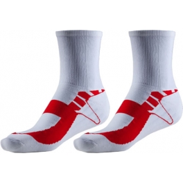 Sportlast Calcetines Técnicos de Ciclismo Blanco - Rojo Sportlast Calcetines Técnicos de Ciclismo Blanco - Rojo