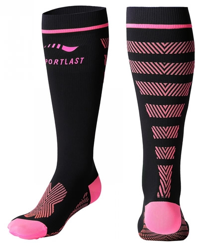 Sportlast Calcetines Largos Compresion Pro Futbol Everest Negro-Coral Sportlast Calcetines Largos Compresion Pro Futbol Everest Negro-Coral