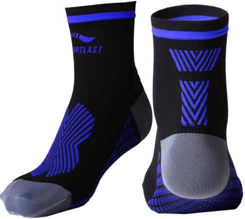 Sportlast Calcetines Cortos Comprension Pro Running Kibo Negro-Azul Sportlast Calcetines Cortos Comprension Pro Running Kibo Negro-Azul
