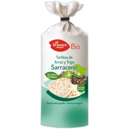El Granero Integral Tortitas de Arroz y Trigo Sarraceno Bio 100 gr El Granero Integral Tortitas de Arroz y Trigo Sarraceno Bio 100 gr