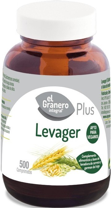 El Granero Integral Levager (Levadura y Germen) 500 Comp. 400 mg El Granero Integral Levager (Levadura y Germen) 500 Comp. 400 mg