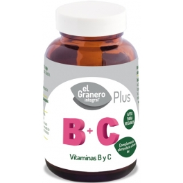 El Granero Integral Vitagran B+C (Vitaminas B y C) 90 Cap. 610 mg El Granero Integral Vitagran B+C (Vitaminas B y C) 90 Cap. 610 mg