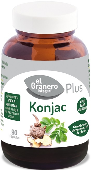 El Granero Integral Konjac 90 Cap. 610 mg El Granero Integral Konjac 90 Cap. 610 mg