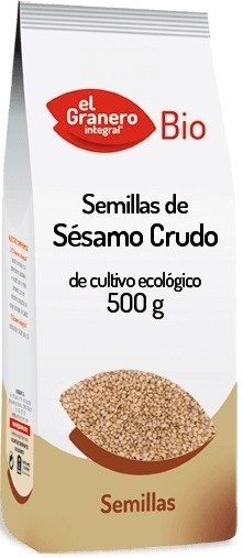 El Granero Integral Semillas de Sésamo Crudo Bio 500 gr El Granero Integral Semillas de Sésamo Crudo Bio 500 gr