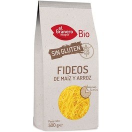 El Granero Integral Fideos sin Gluten Bio 500 gr El Granero Integral Fideos sin Gluten Bio 500 gr