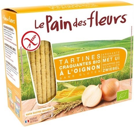 Pain de Fleurs Pan de Flores Con Cebolla Sin Gluten Bio 150 gr Pain de Fleurs Pan de Flores Con Cebolla Sin Gluten Bio 150 gr