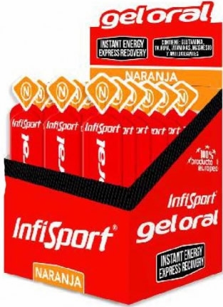 InfiSport Gel Oral 24 geles x 20 gr InfiSport Gel Oral 24 geles x 20 gr