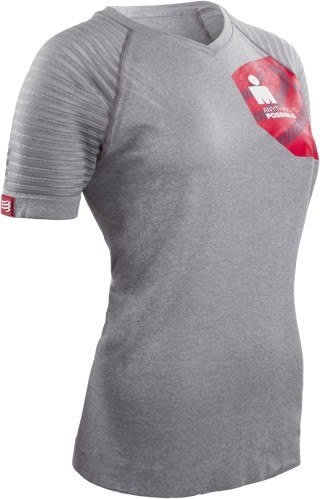 Compressport Camiseta de Entrenamiento Mujer Training Tshirt Ironman 2017 Gris Compressport Camiseta de Entrenamiento Mujer Training Tshirt Ironman 2017 Gris