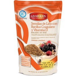 Linwoods Semillas de Lino Eco Molidas Con Probiotico y Vitamina D 200 gr