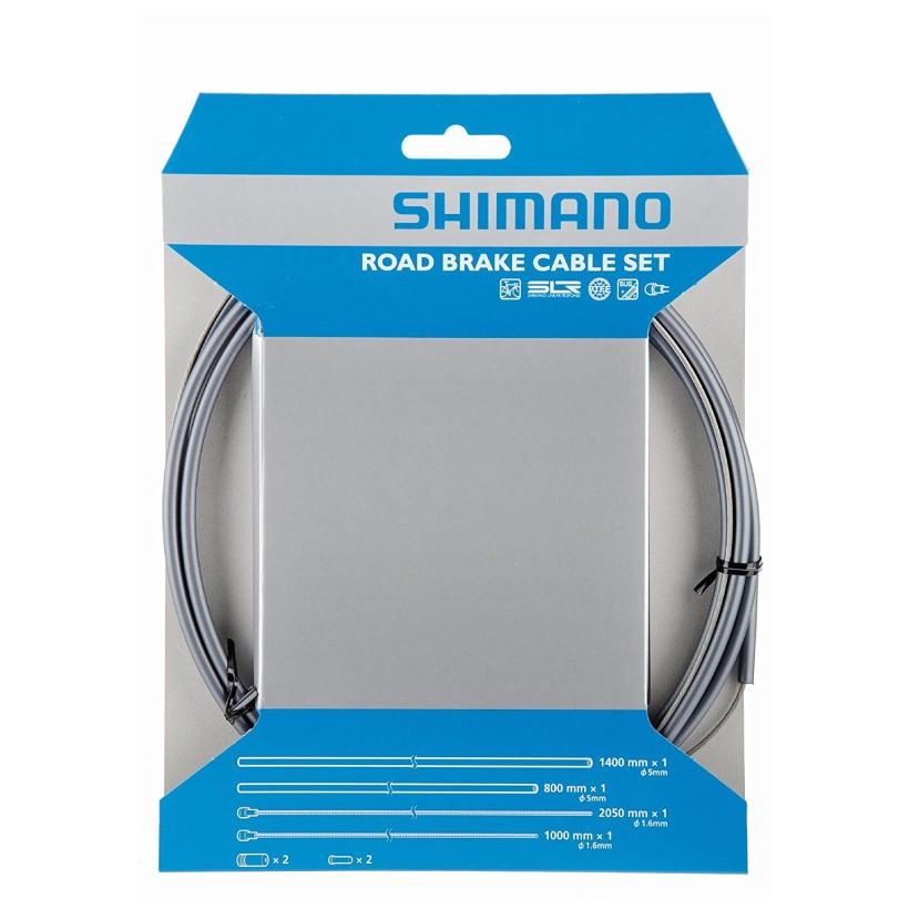 Shimano Cable Freno/funda/topes Ctra.ptfe Gris Shimano Cable Freno/funda/topes Ctra.ptfe Gris
