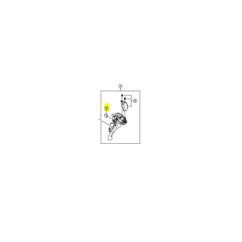 Shimano Soporte Palanca Rep.dcha.st-9000 Shimano Soporte Palanca Rep.dcha.st-9000